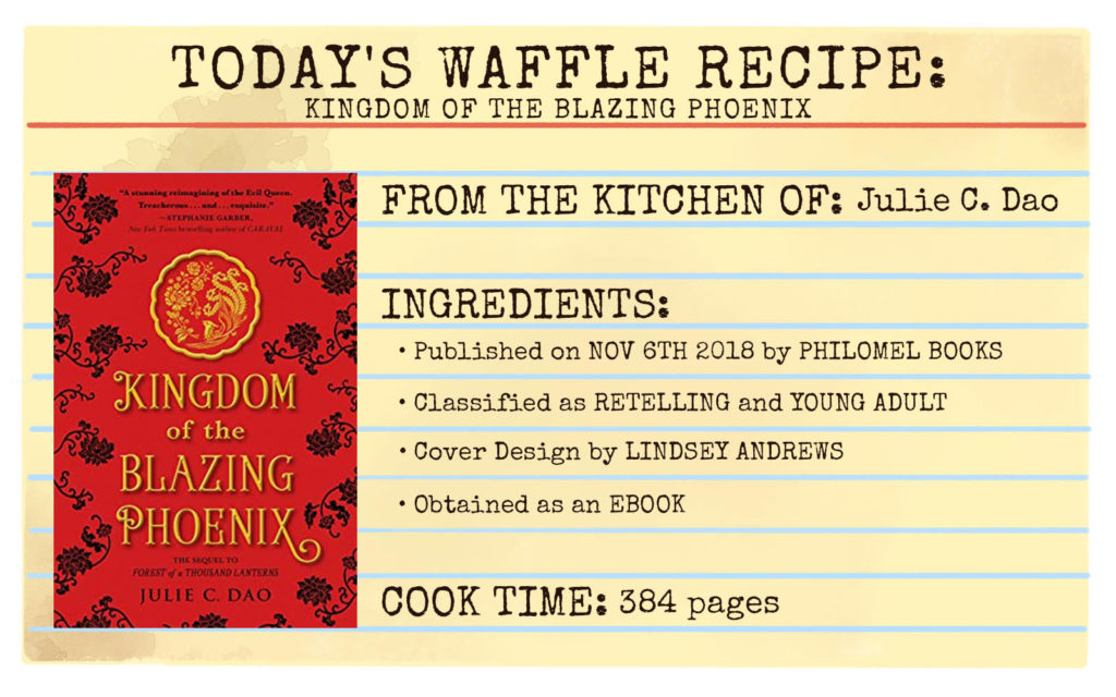 kingdom of the blazing phoenix book info recipe