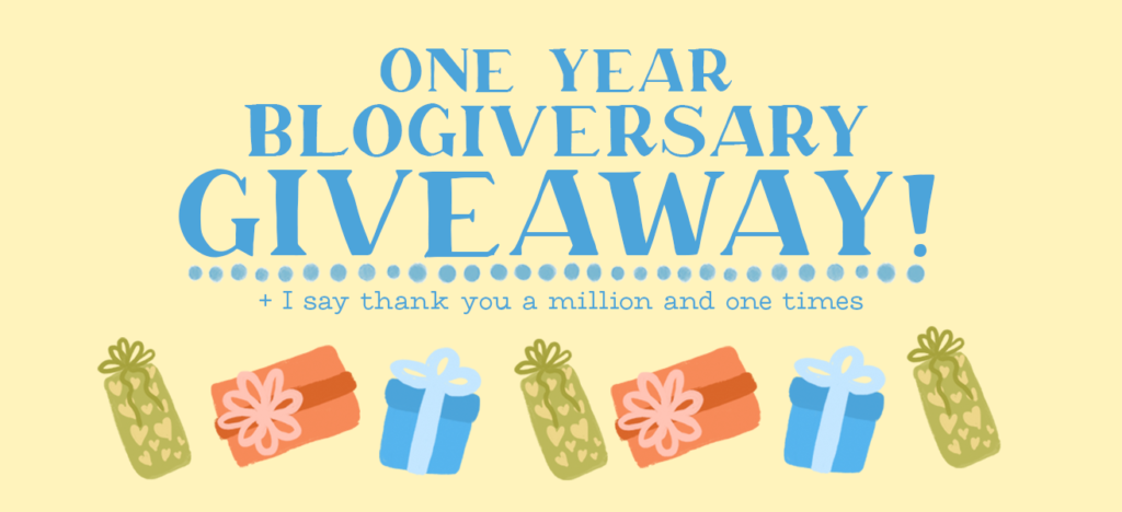 one year giveaway featured image