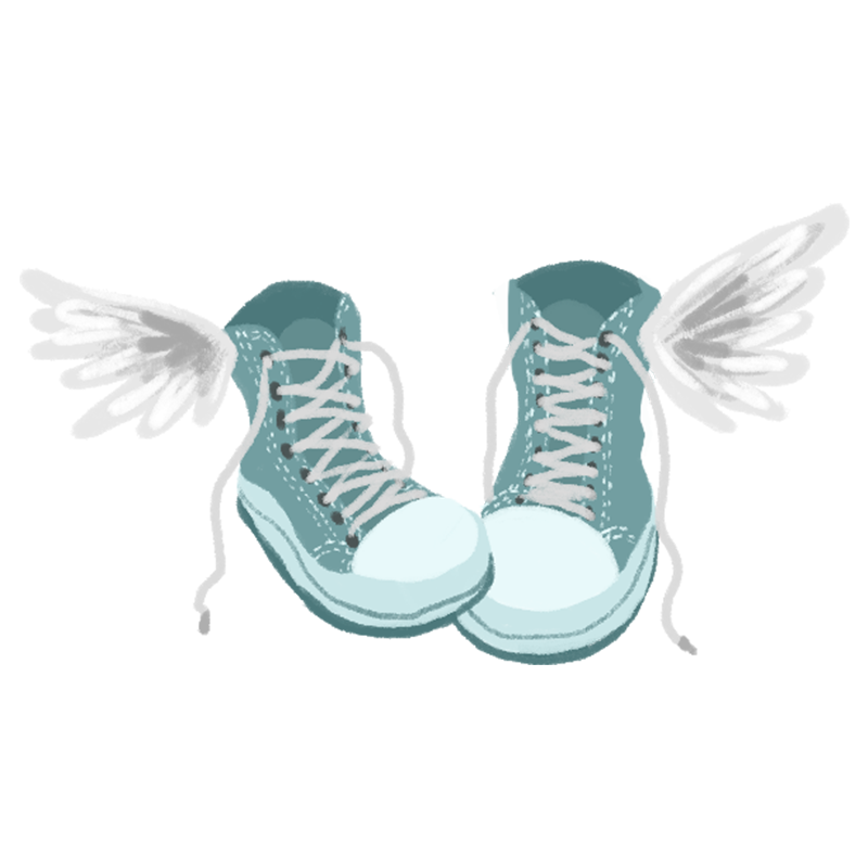 winged shoes from The Lightning Thief