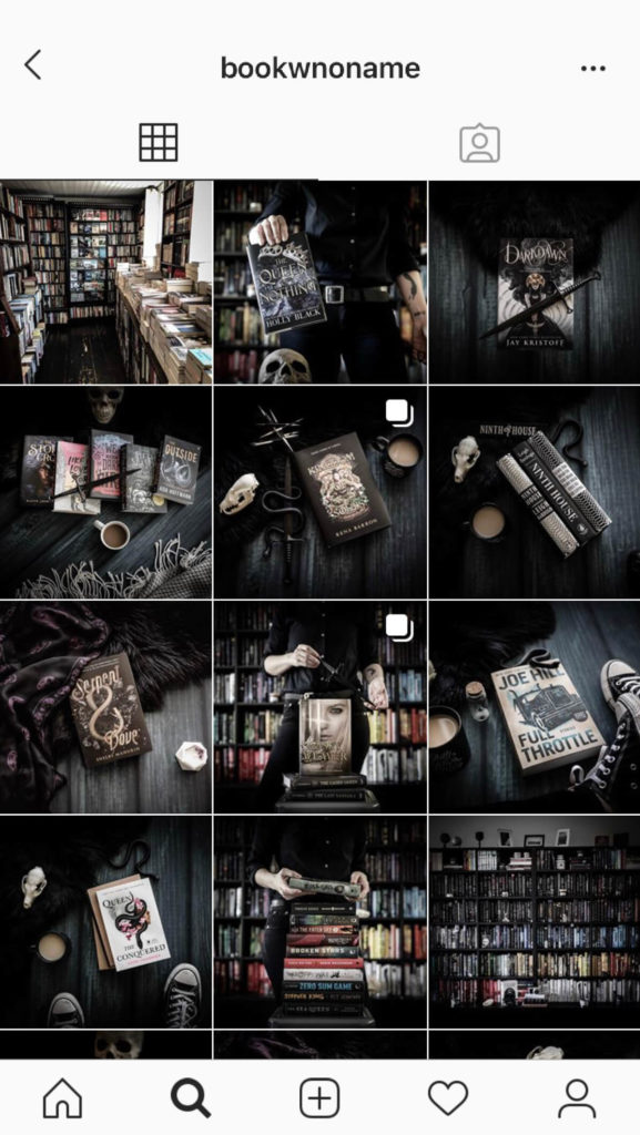 bookwnoname instagram theme