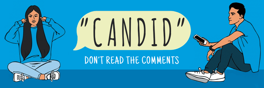 don't read the comments one word book review - "Candid"